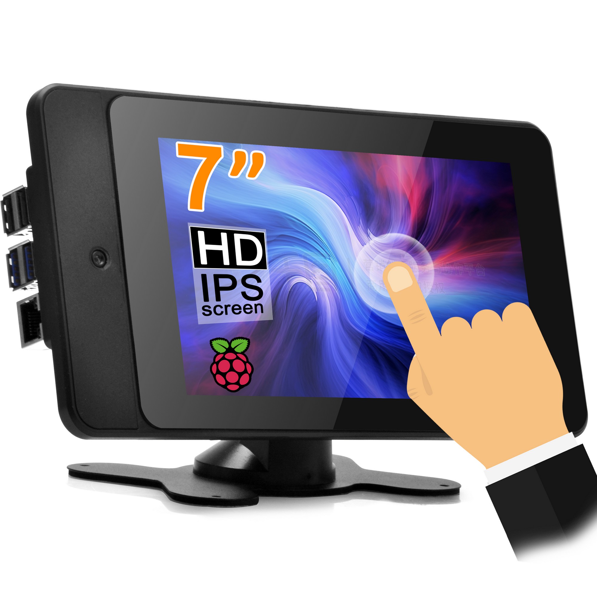 Pi 5 Case - Casing OSOYOO PiStudio dengan Layar Sentuh