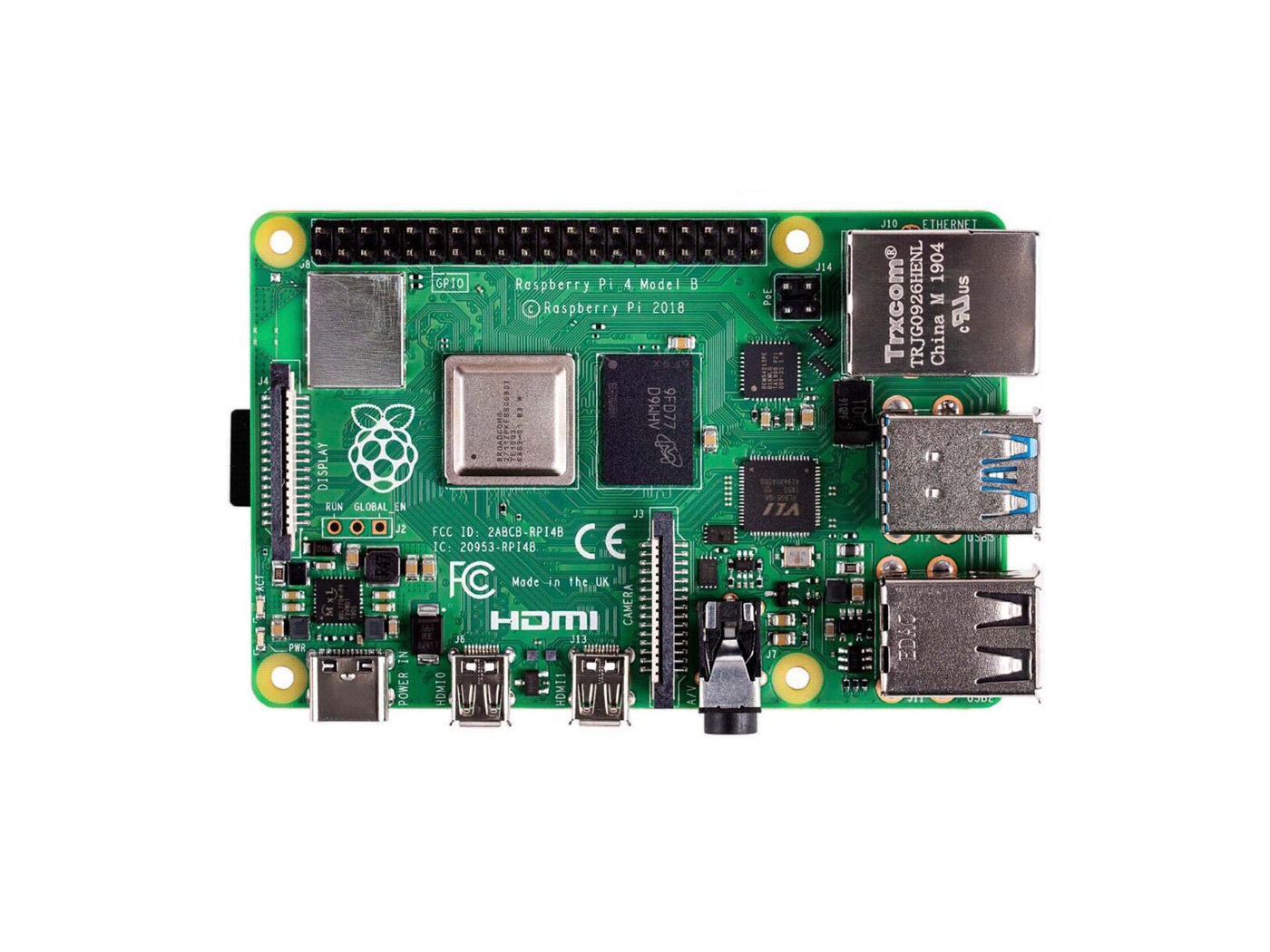 Pi Cooler - Raspberry Pi 4 Model Komputer B,