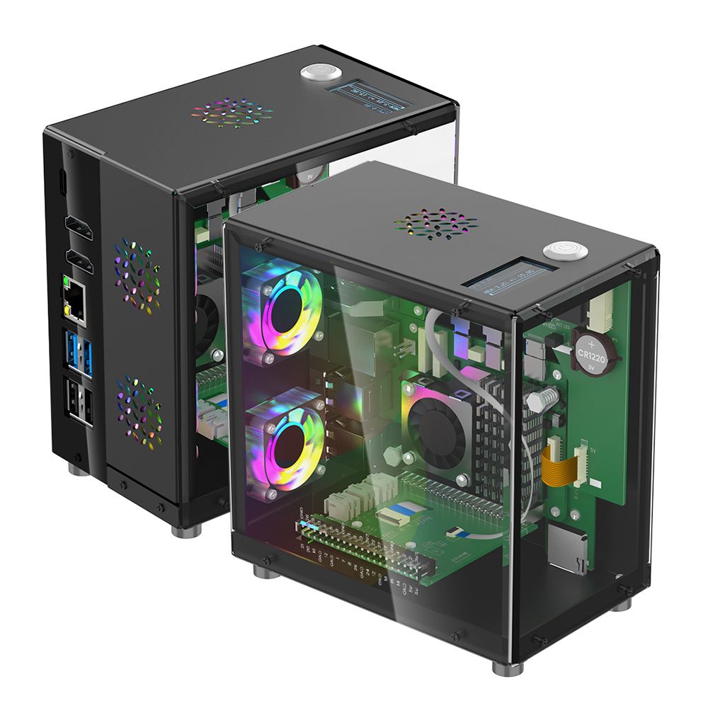 Pi 5 Case - Kit Pelindung Casing Raspberry Pi 5