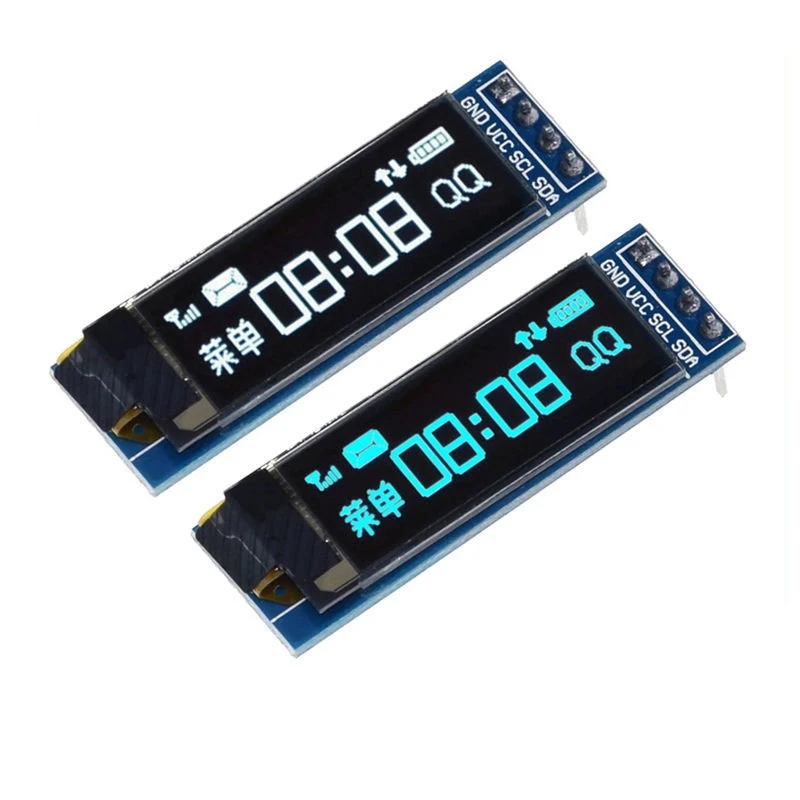 Pi Display - Modul tampilan OLED 0.91 inci, antarmuka