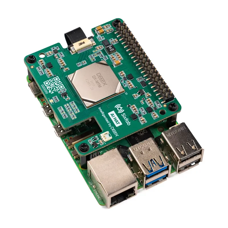 Chipboard Sixfab Ai Hat+ untuk - Raspberry Pi 5 ulasan dan harga