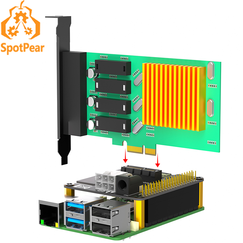 Raspberry beri Pi 5 PCIe Slot  - Pi Cooler ulasan dan harga