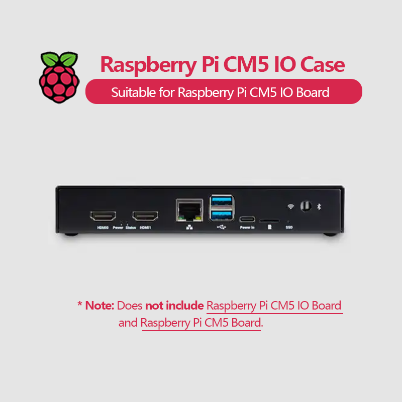 Casing IO Resmi Raspberry Pi C - Pi 5 Case ulasan dan harga