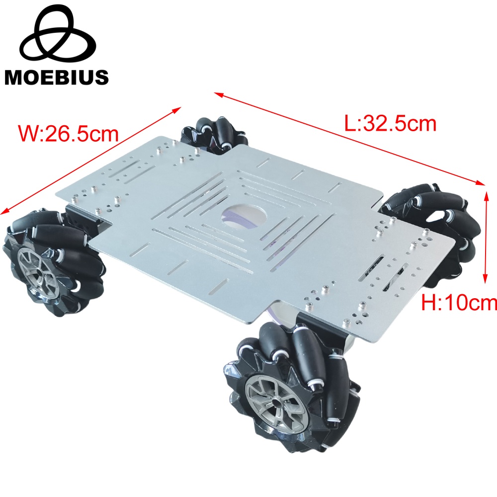 Kit Mobil Robot Roda Mecanum 4 - Arduino Kit ulasan dan harga