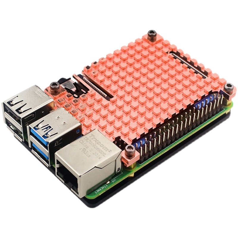 Raspberry Pi 4B Casing Logam H - Pi 4 Case ulasan dan harga
