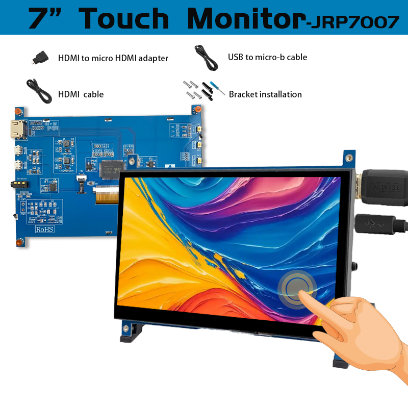 Layar IPS 7 Inci AIDA64 Layar  - Raspberry Pi 4 ulasan dan harga