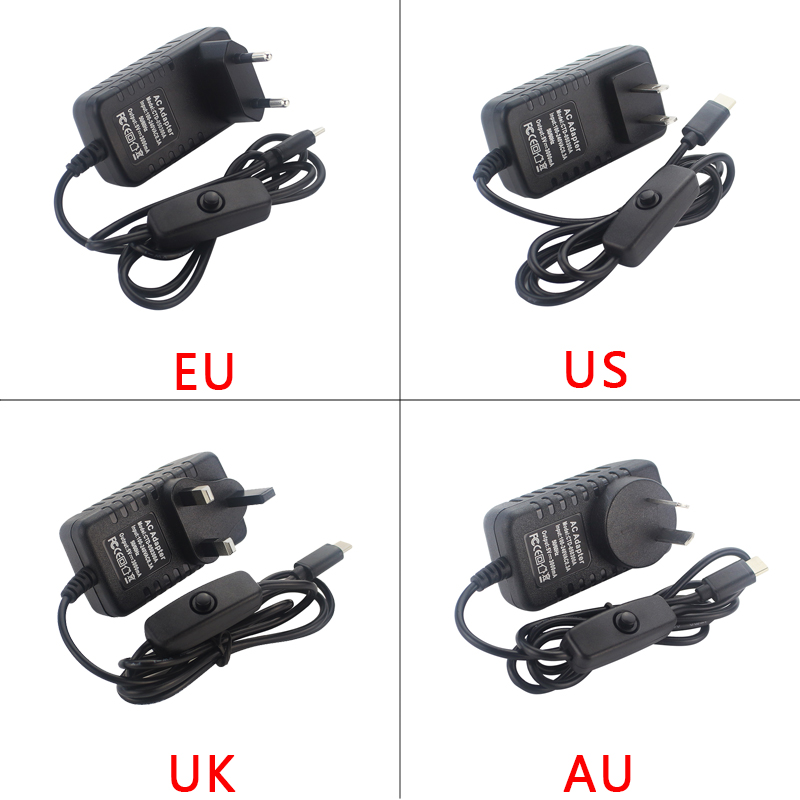 Adaptor daya 5V 3A Raspberry P - Pi Zero ulasan dan harga