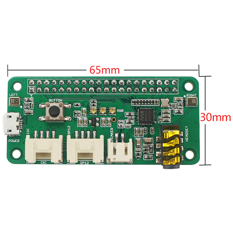 ReSpeaker 2-Mics Pi Hat untuk  - Pi Zero ulasan dan harga