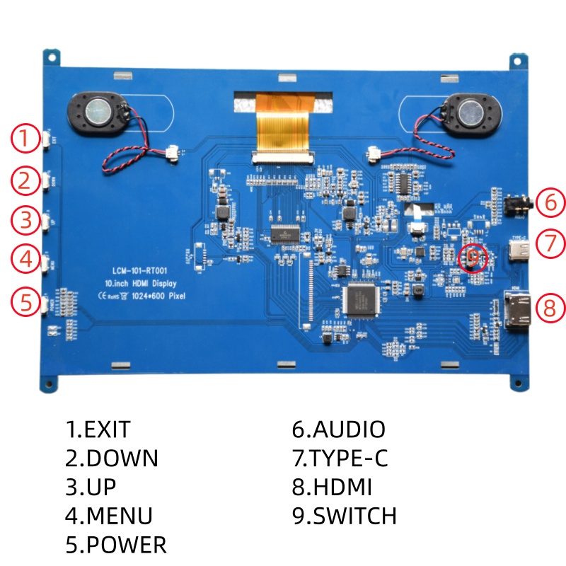 Monitor Raspberry Pi 4/3/2/B/B - Pi Display ulasan dan harga