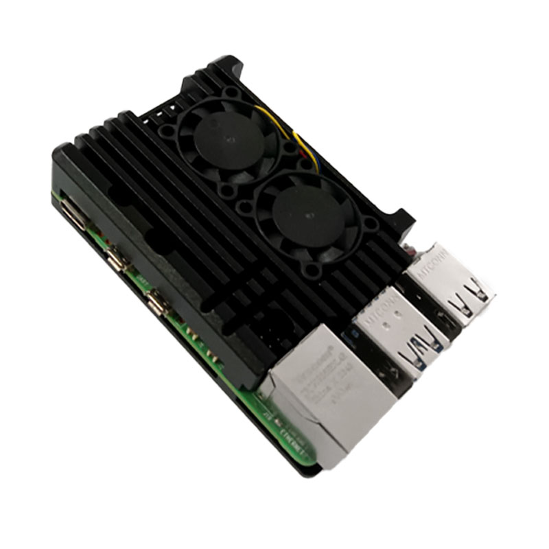 Casing logam aluminium Raspber - Pi 5 Case ulasan dan harga