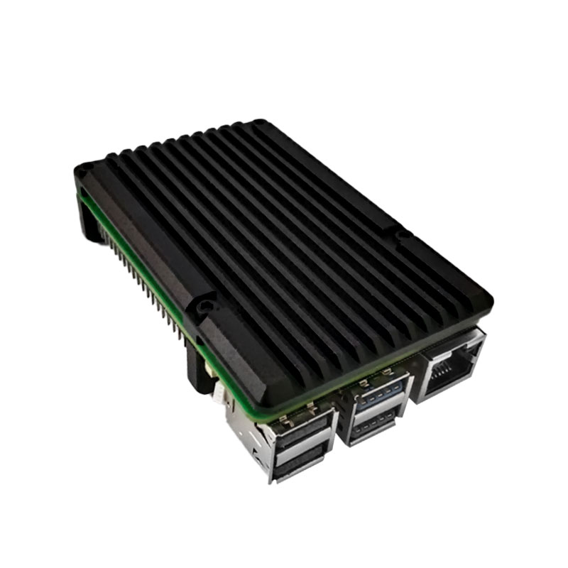 Casing logam aluminium Raspber - Pi 5 Case ulasan dan harga