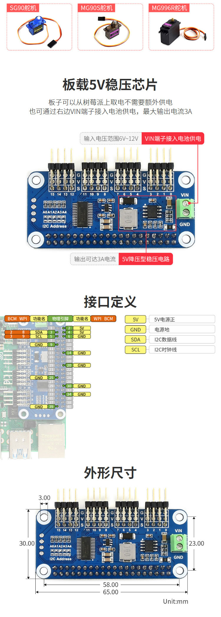 Modul Kontrol Servo Lengan Rob - Pi Zero ulasan dan harga